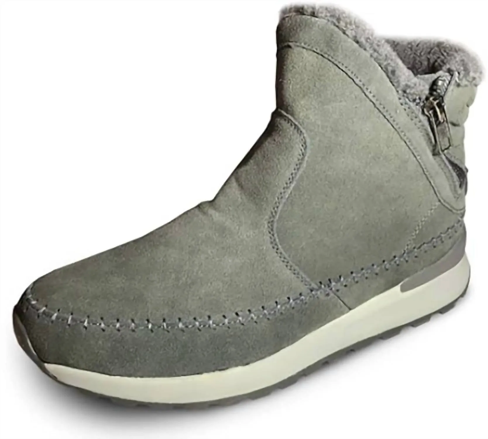 Women's Sidney Ankle Booties In Grey Temperature Regulating Work Utility