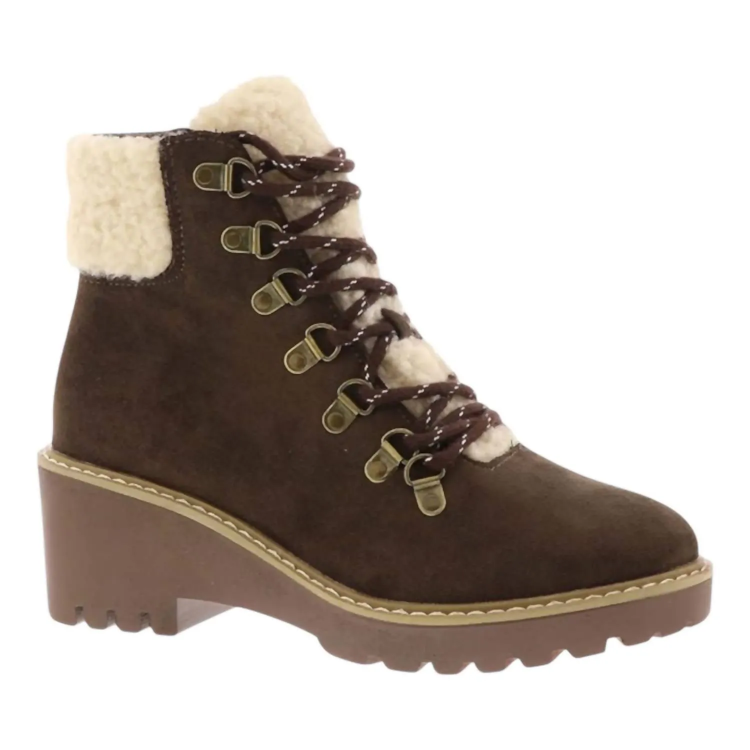 Metal Edge Women's Squad Booties In Chocolate