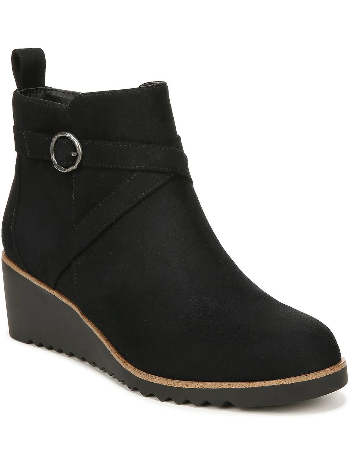 Zinfandel Womens Faux Leather Comfort Ankle Boots Shock Absorbing Mountain Climber Eco Material Rough Terrain