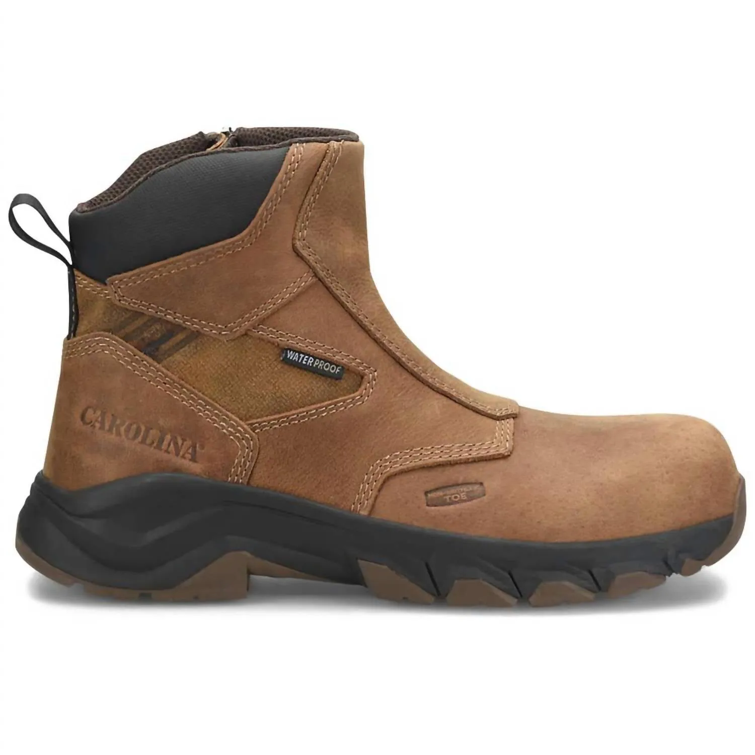 Comfort Lining Daily Walks Rugged Built Mountain Hike Men's Subframe 6" Composite Toe Work Boots In Brown