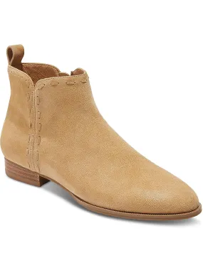Anti Slip Running Rollins Womens Suede Block Heel Ankle Boots
