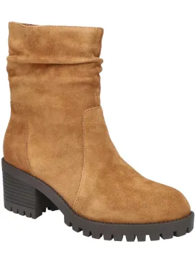 Functional Wear Versatile use Hattie Womens Faux Suede/Leather Casual Ankle Boots