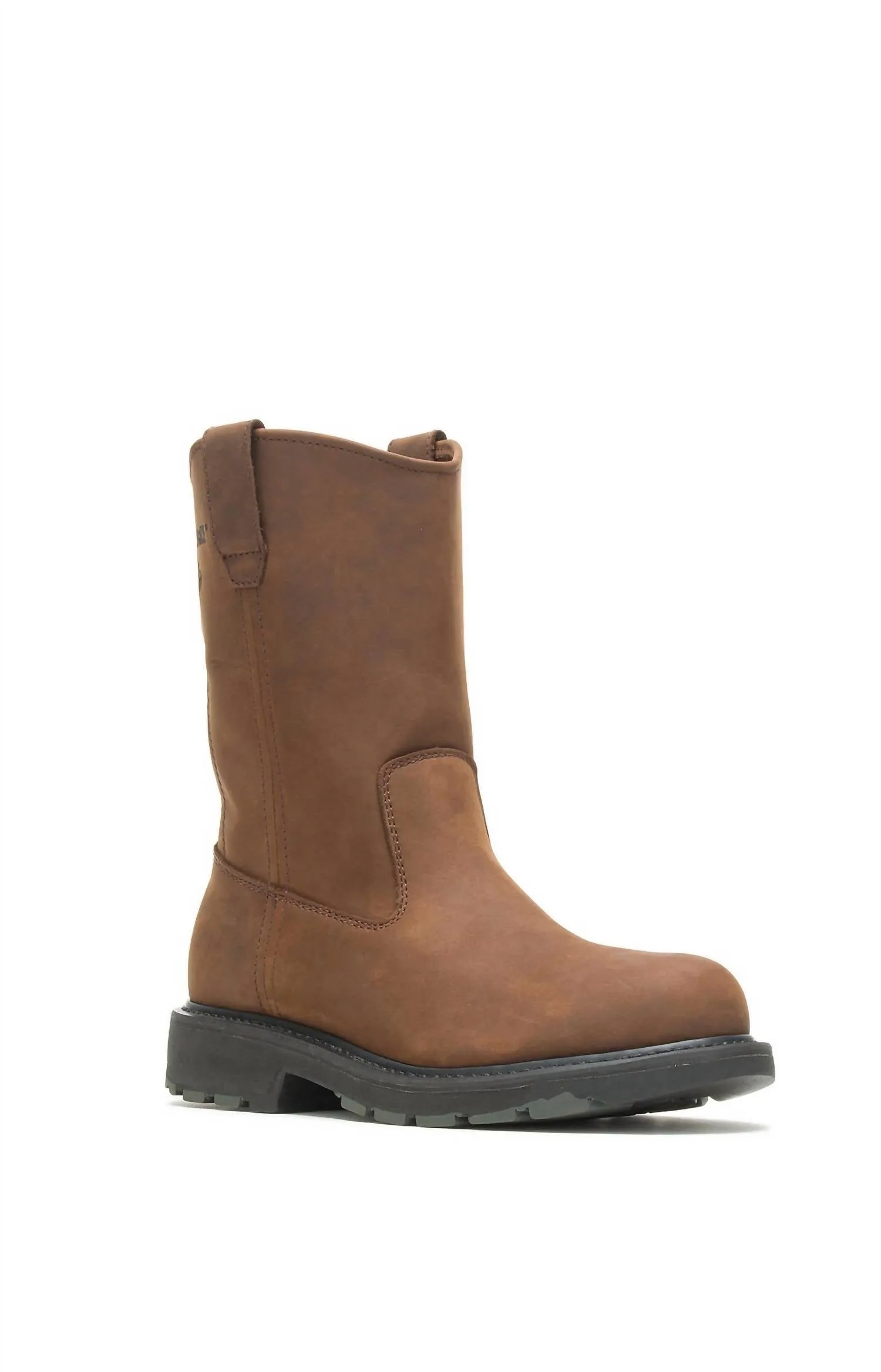 Non Marking Outsole Versatile Footwear Men's Work Steel Toe Wellington Work Boot - Medium In Brown