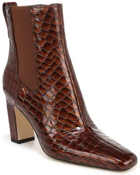 Franco Sarto Flexa Bliss Leather-Trim Bootie Ergonomic Footbed MemoryFoam