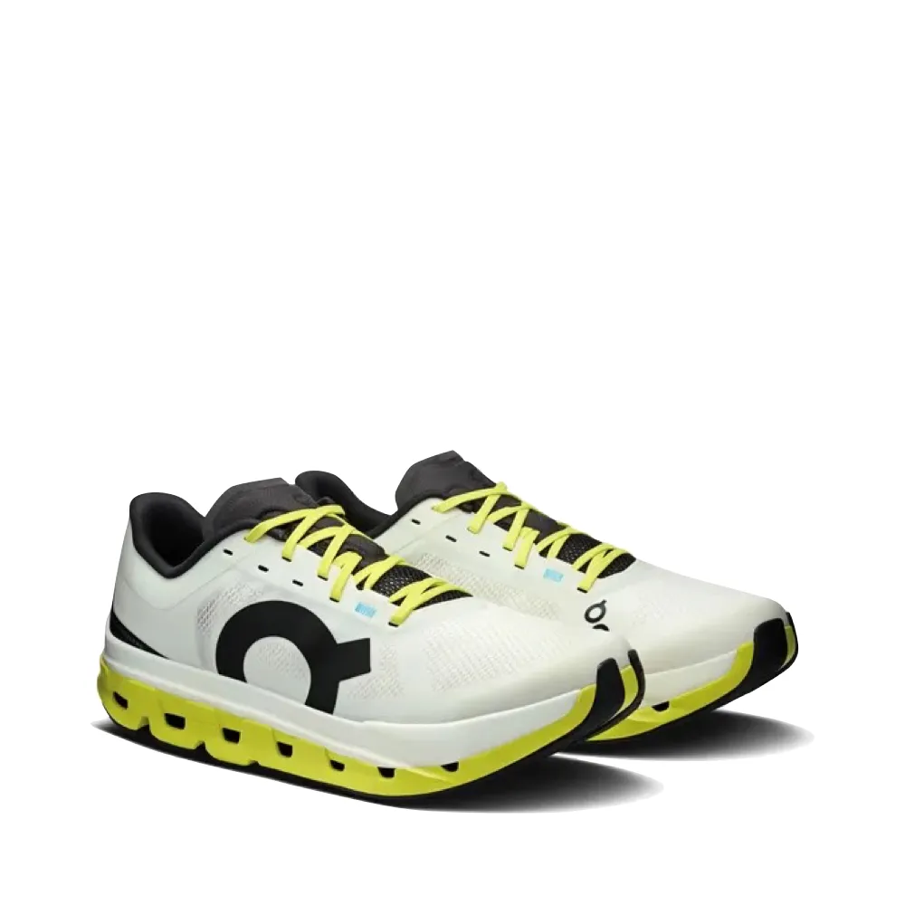 Sophisticated traction On Men's Cloudflow 5 Sneaker in White/Lime