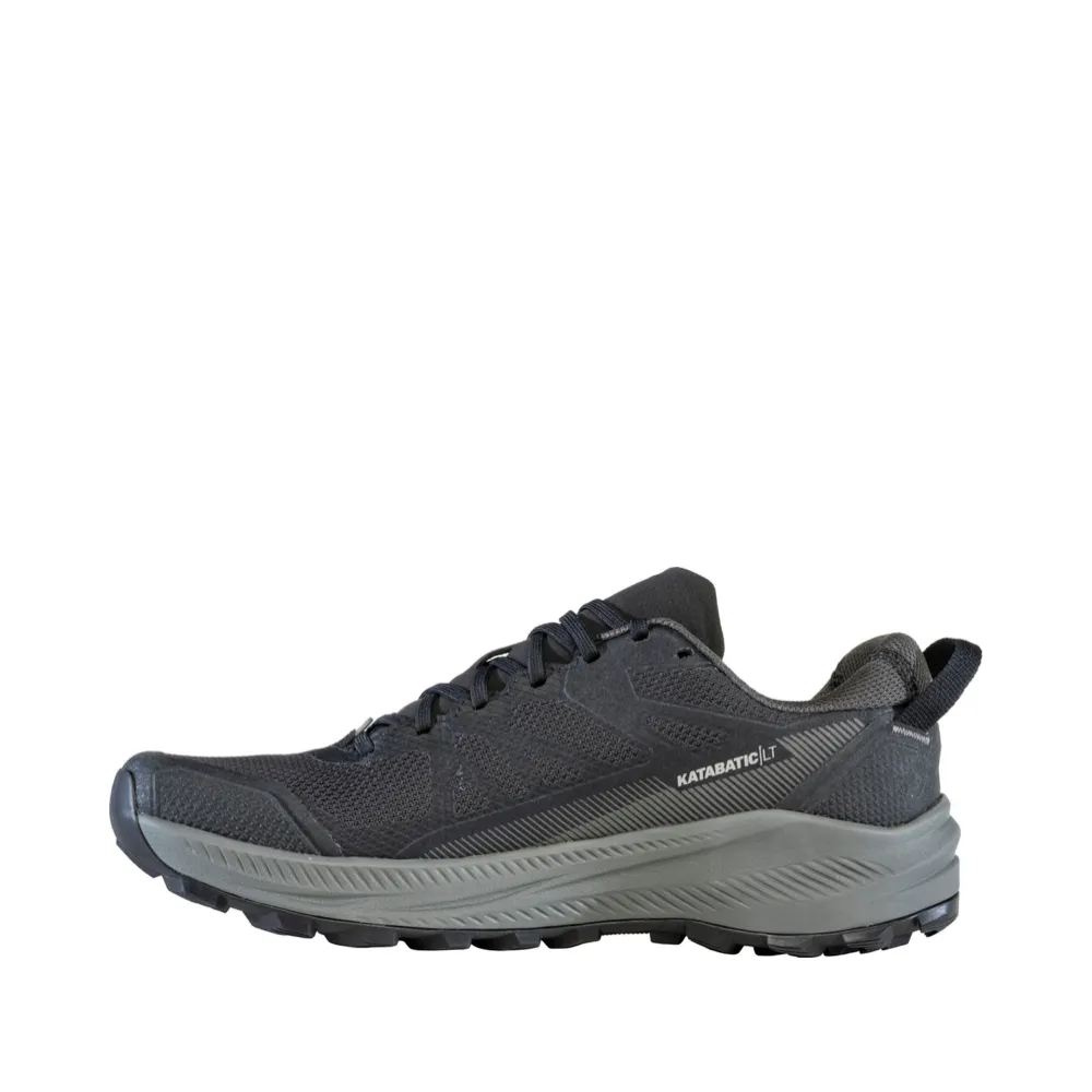 Oboz Men's Katabatic LT Low GTX Waterproof Hiker in Black Sea Low Comfort