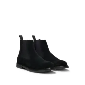 Suede Chelsea boots with elasticated panels PullOn All Day Comfort Design