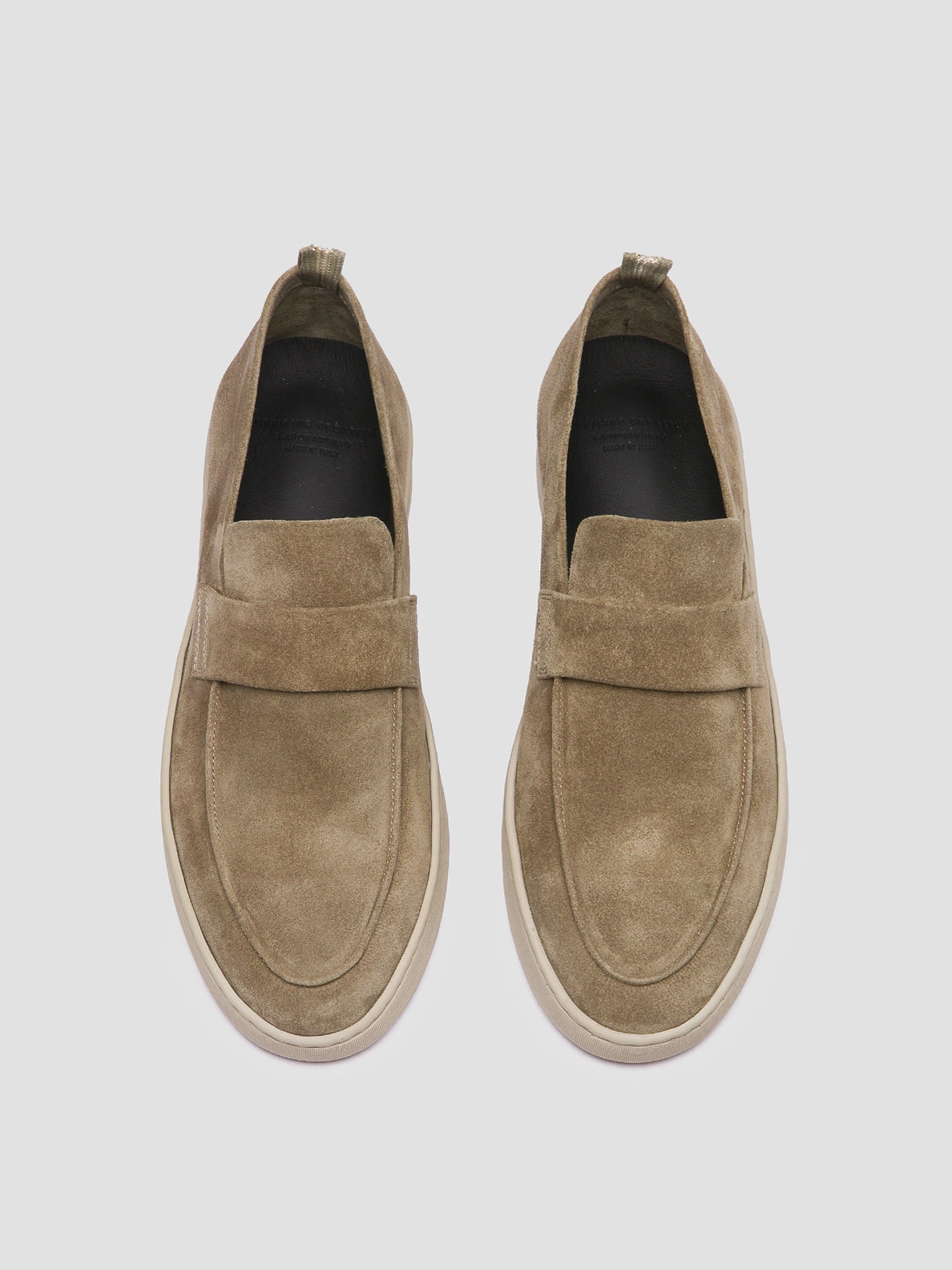 Calm Motion HERBIE 001 - Taupe Suede Penny Loafers