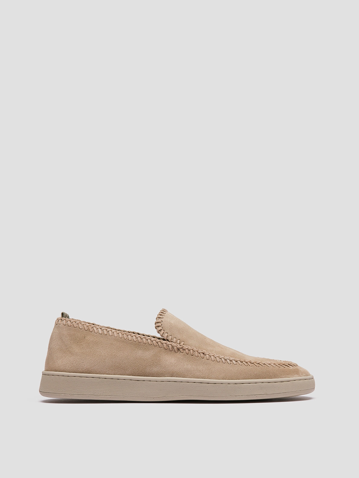 HERBIE 011 - Beige Suede Penny Loafers Regular Fit