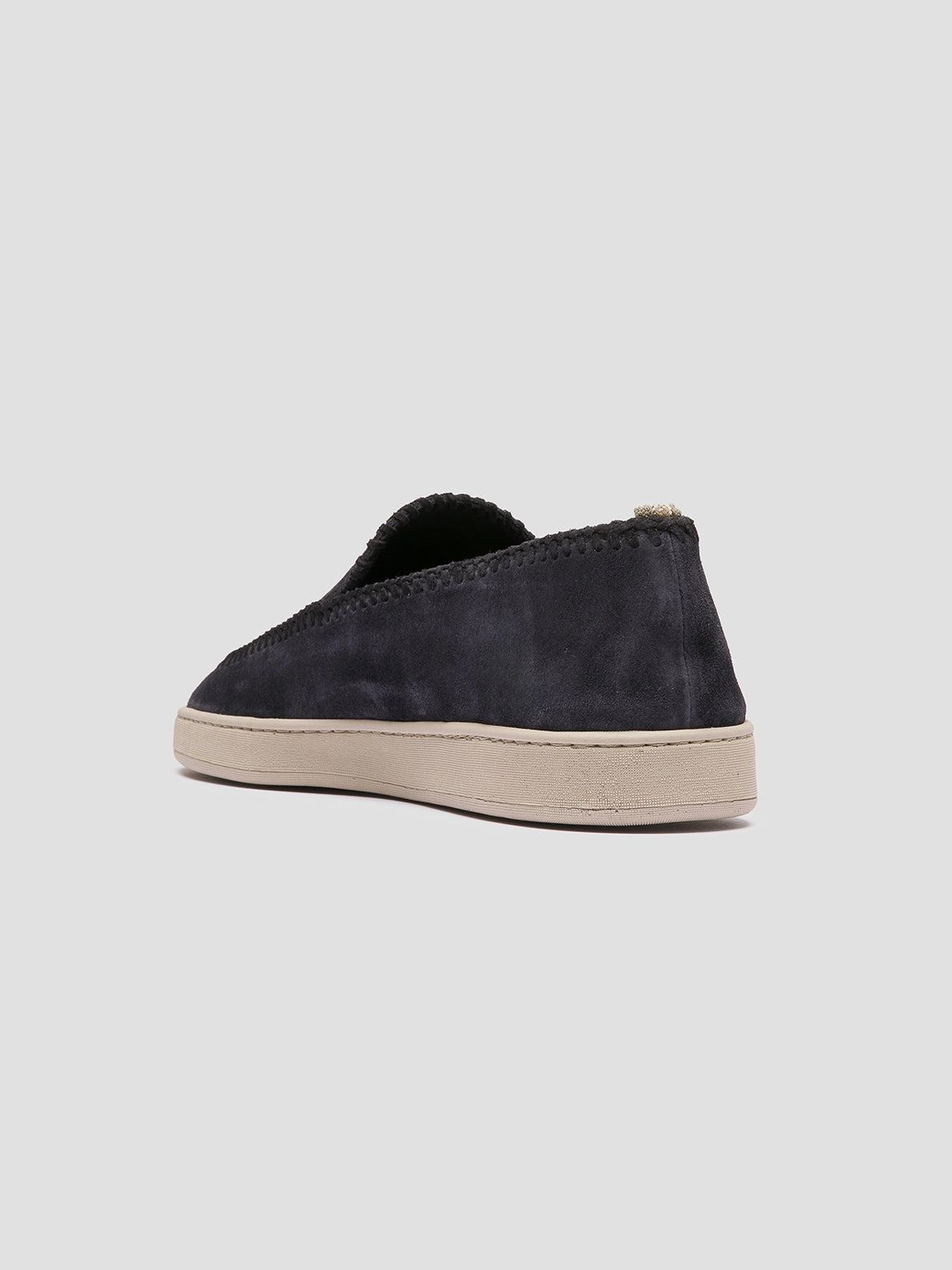 HERBIE 011 - Navy Suede Penny Loafers Cushioned traction