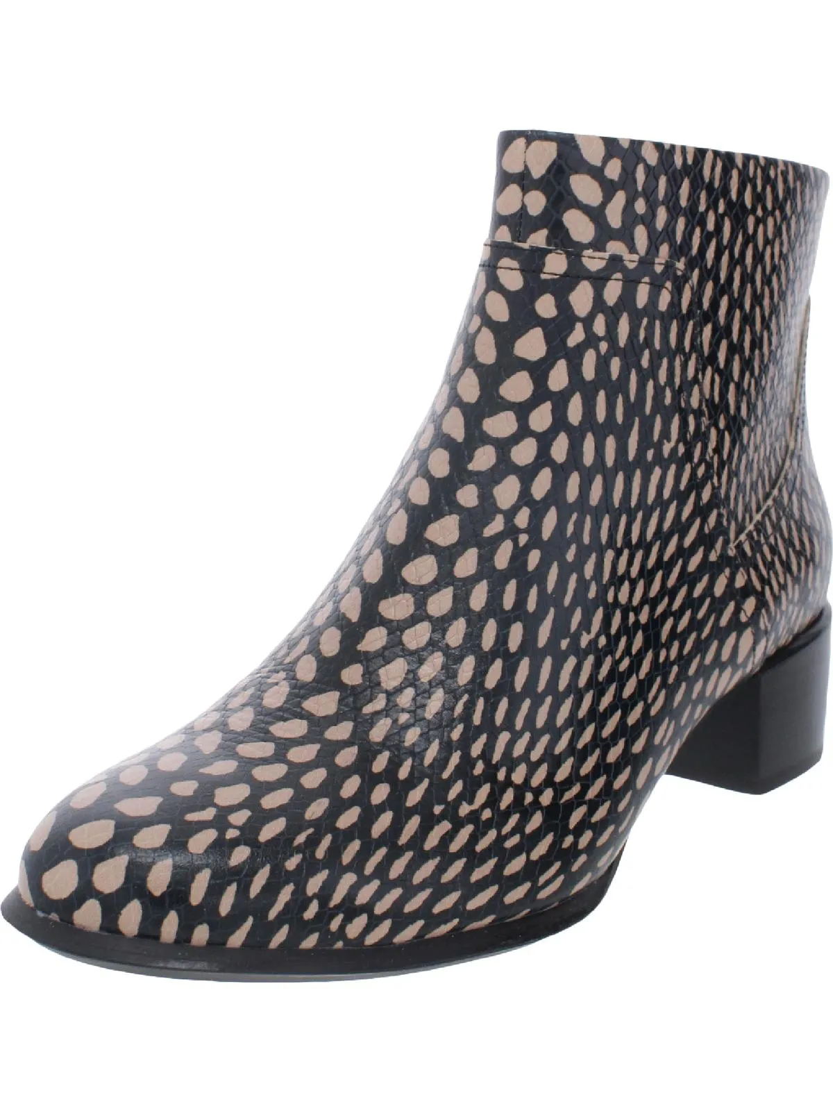 Insulated Adventure Journey Kamryn Womens Leather Block Heel Ankle Boots