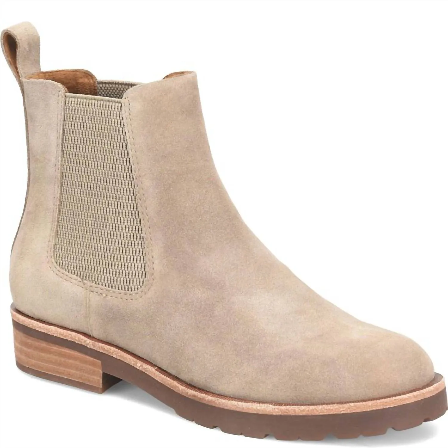 Stylish Appeal Open Toe Bristol Boots In Taupe