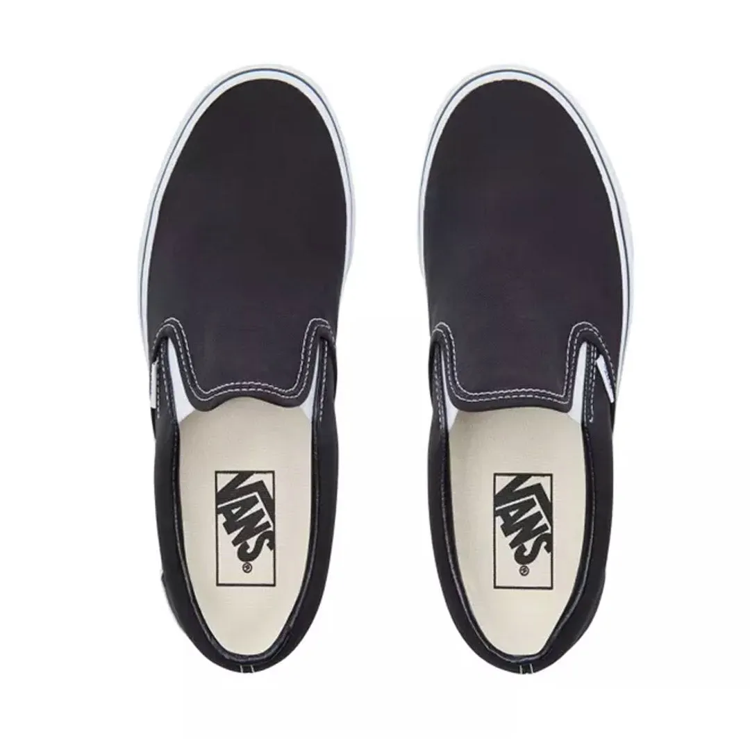 Vans - Unisex Classic Slip-On Shoes (0EYEBLK) Foot Arch Support Cloud cushion