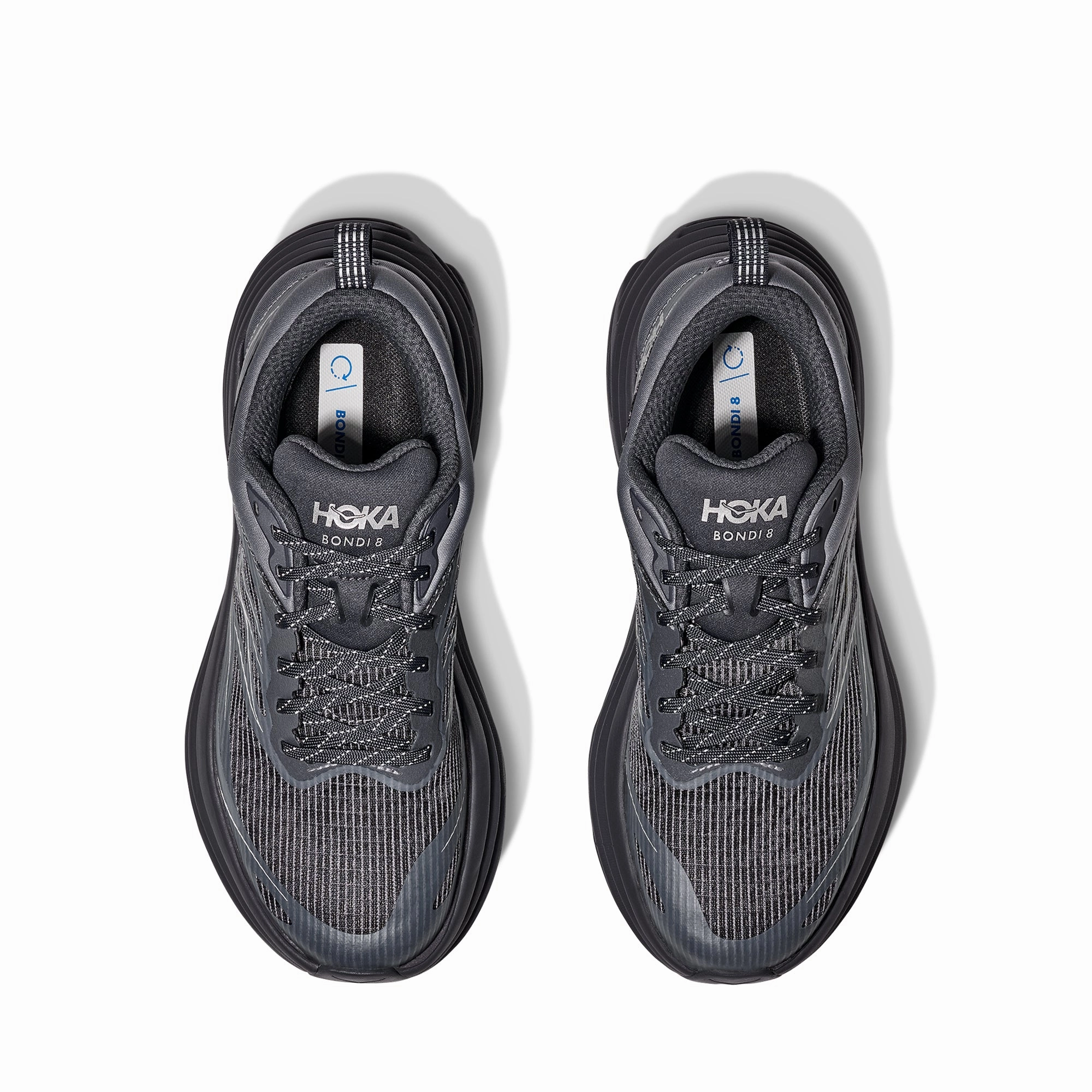 Hoka U Bondi 8 TS Caged Shoes Zip Up Traction pods