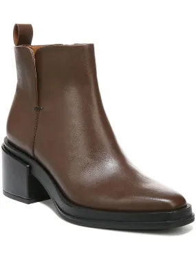 Urban Everyday Multi Season Versatility Dalden Womens Leather Square Toe Ankle Boots