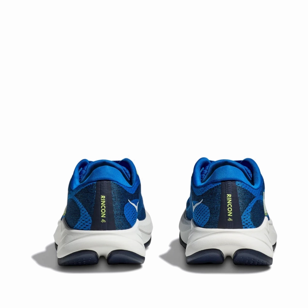 Hoka Men's Rincon 4 Sneaker in Electric Cobalt/Varsity Navy Impact-absorbing durability