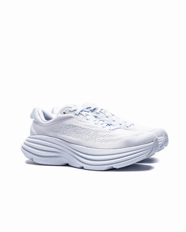 promote healthy running countryside shoes Hoka One One Bondi 8 1127952-WWH Sneakers Women's White Low Top Running Shoes