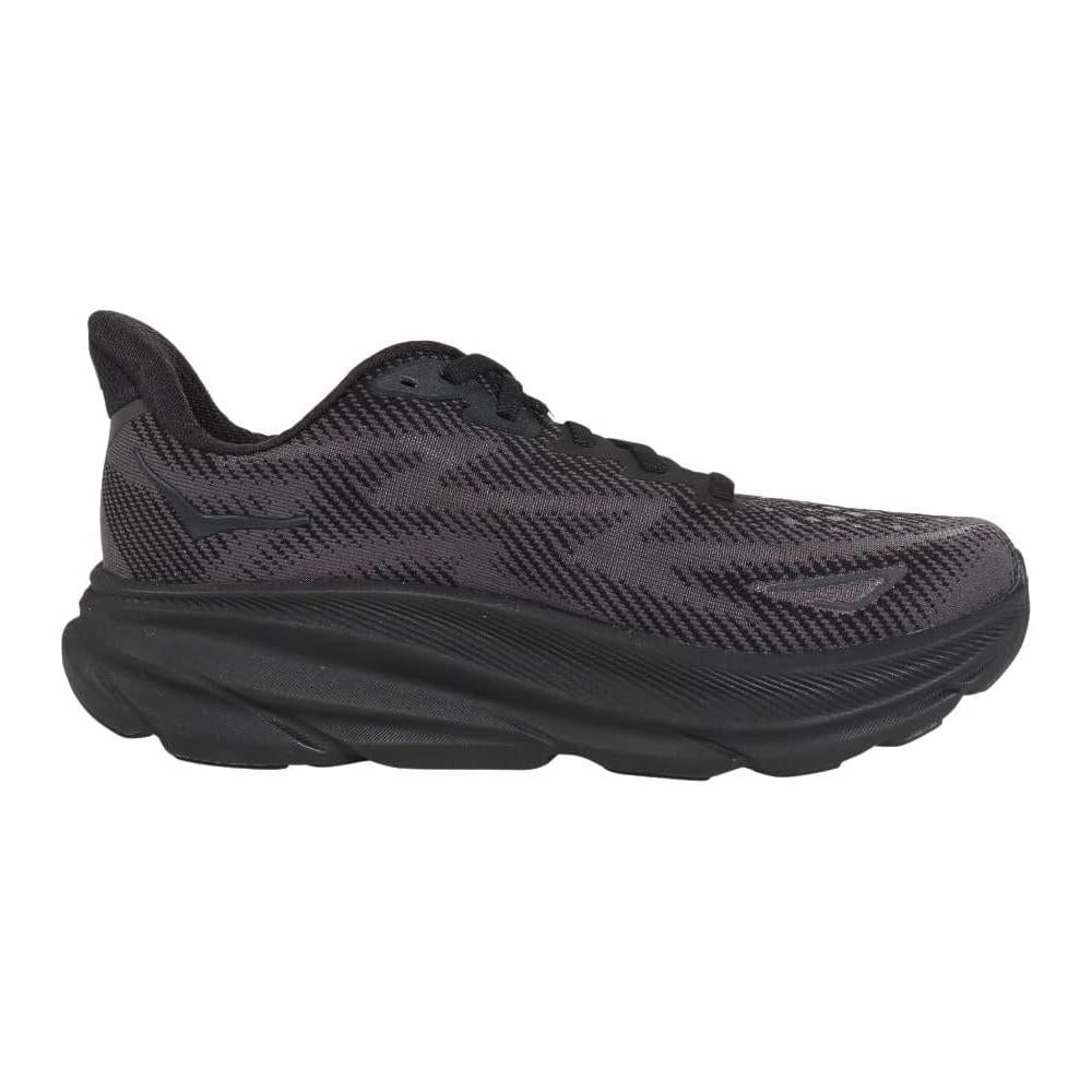 Hoka One Womens Clifton 9 Road Running Shoes - Black Trail Ready Durability