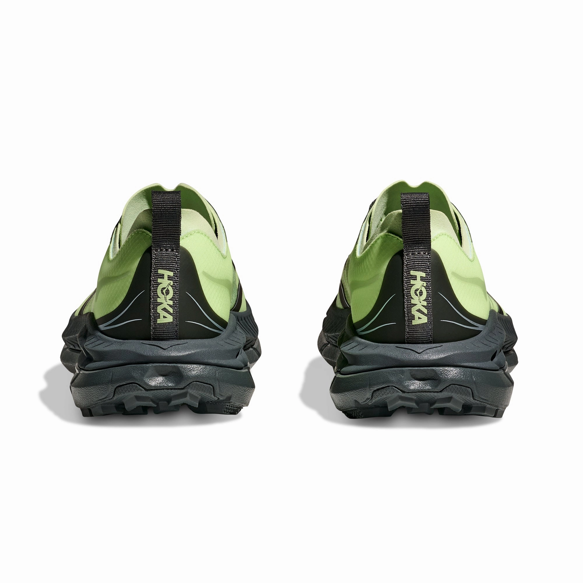 Hoka U Mafate Speed 4 Lite Shoes running in a bamboo bridge area shoes cross - country capable