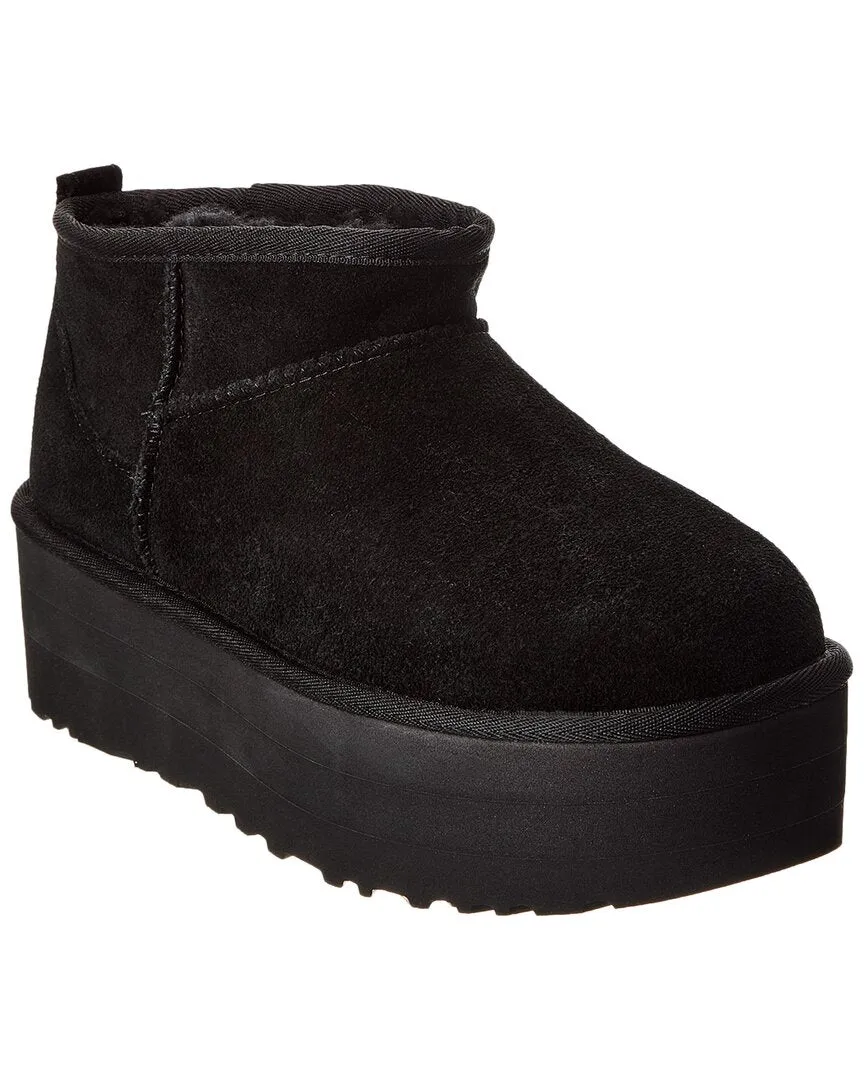 Ergonomic Arch Design Outback Proof UGG Classic Ultra Mini Suede Platform Boot