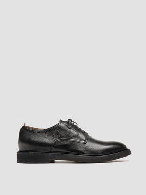 Urban Explorer Polished Trim HOPKINS FLEXI 208 - Black Leather Oxford Shoes