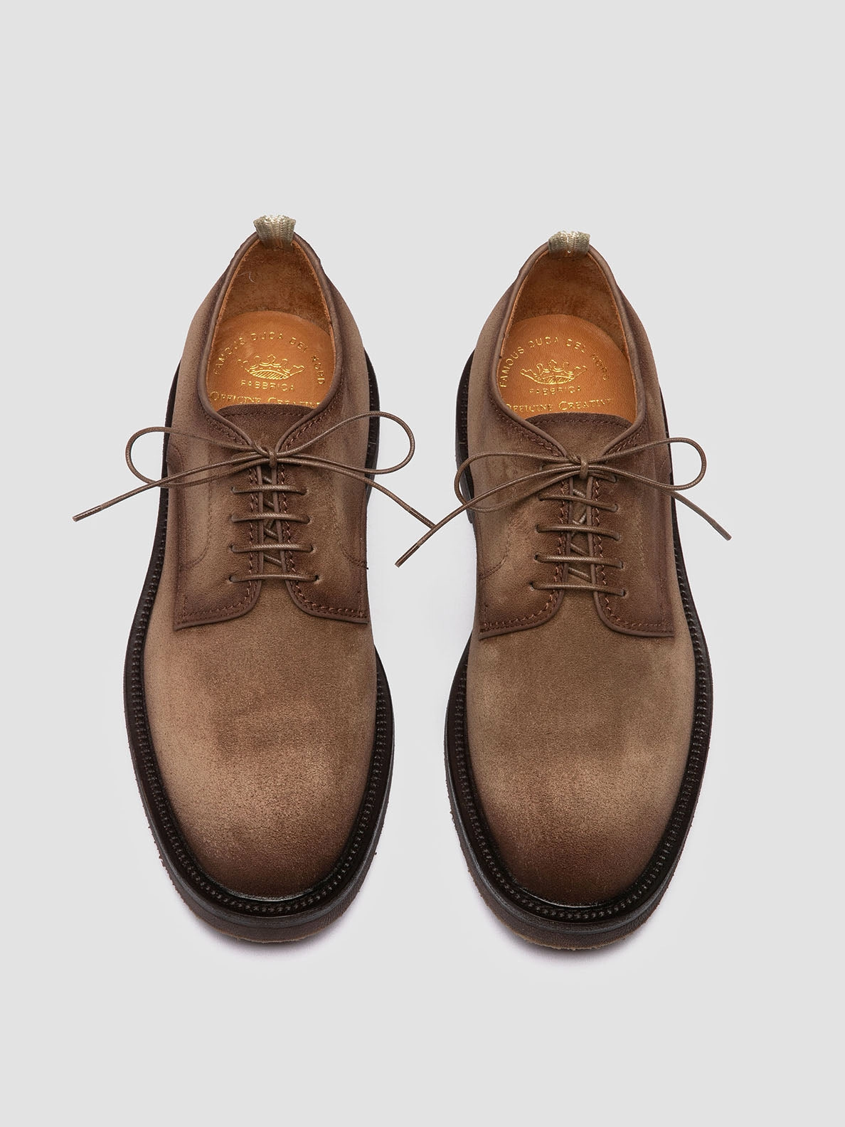 HOPKINS FLEXI 208 - Brown Suede Oxford Shoes Everyday Routine Walking Day
