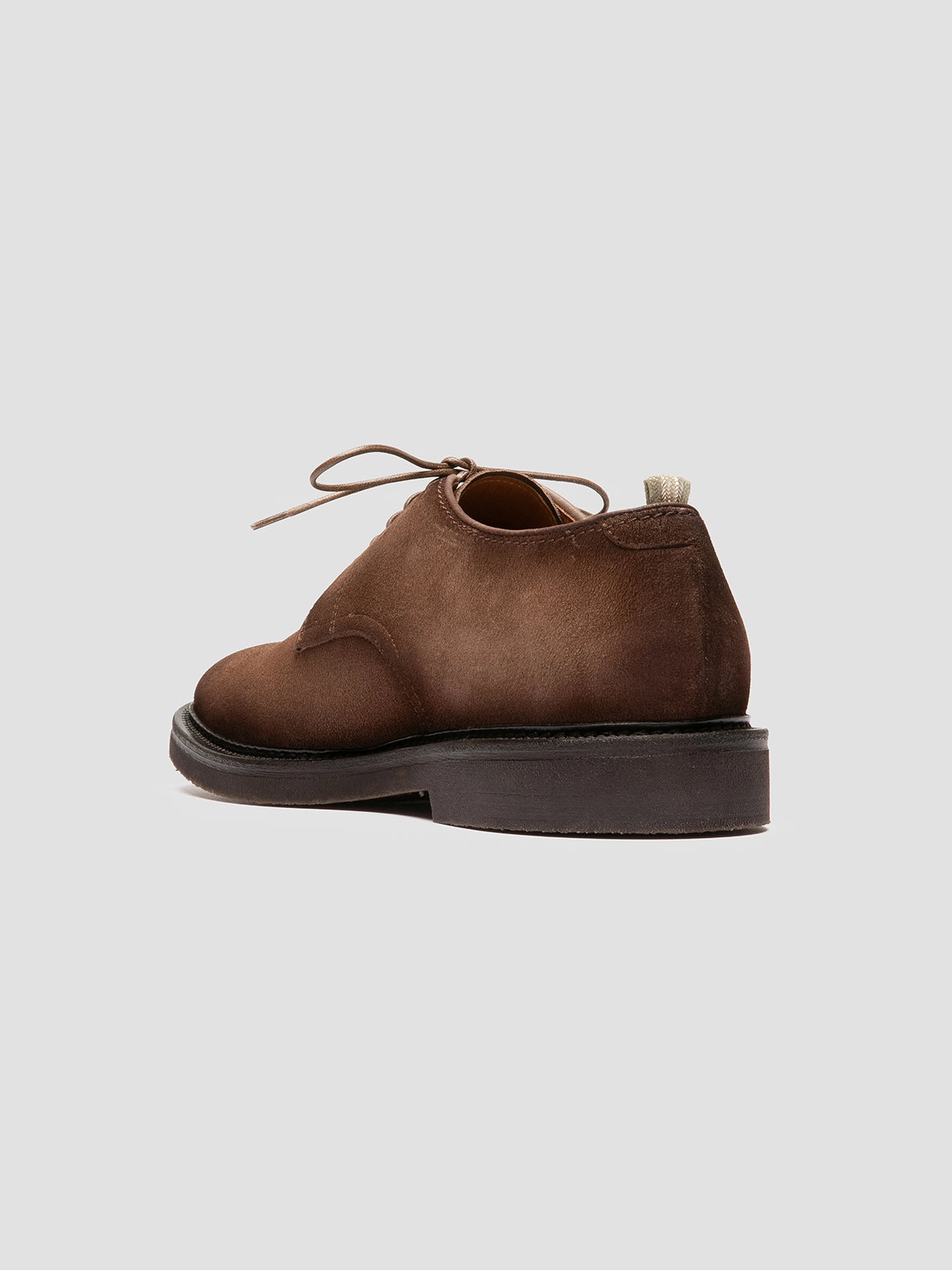 HOPKINS FLEXI 208 - Brown Suede Oxford Shoes Closed Toe