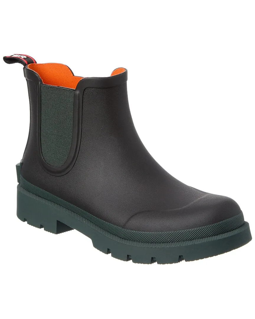 Wide Sole Energy Return Cushion Hunter Matte Rubber Boot