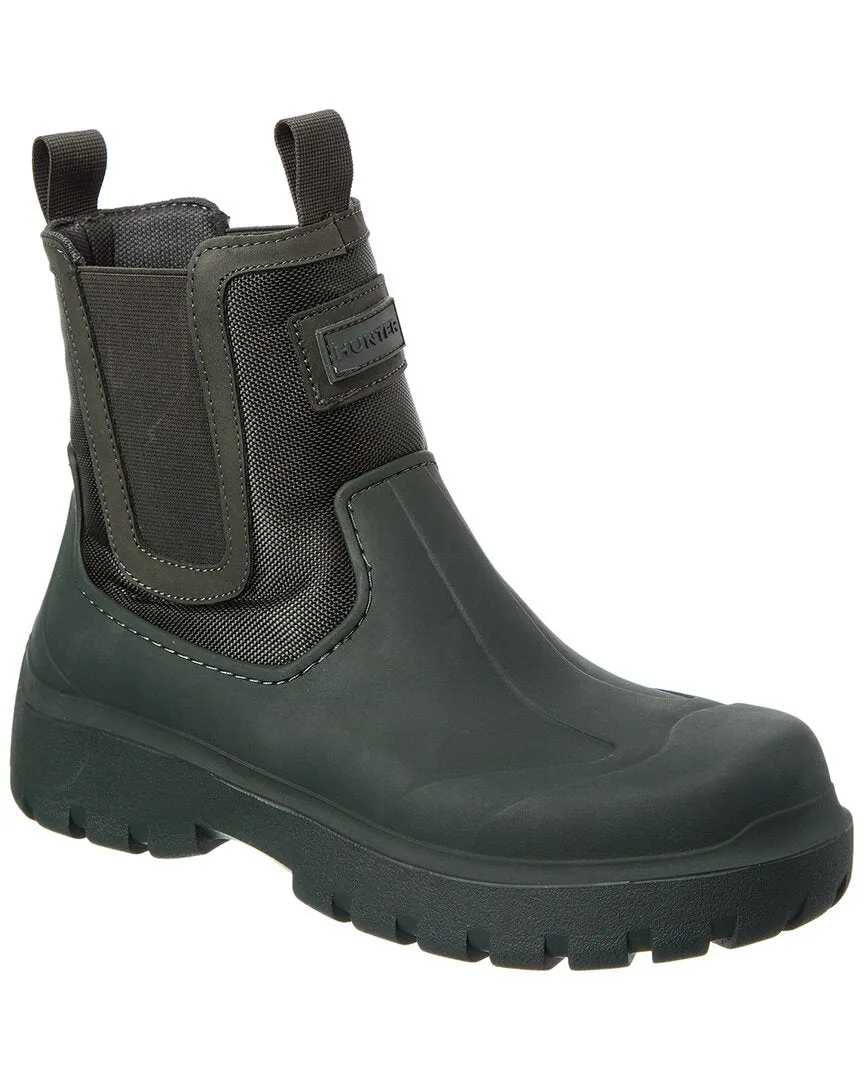 Functional And Fashionable Padded Interior Windy Weather Hunter Nylon & Rubber Boot