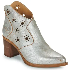 Terry Bootie In Silver Wide Range