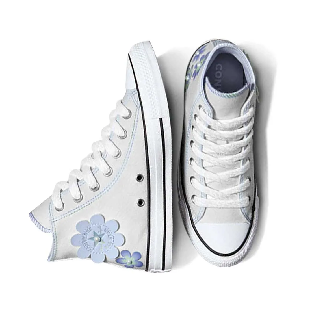 Converse - Women's Chuck Taylor All Star Gradiant Flowers High Top Shoes (A14268C) High Traction TPE Compression Foam