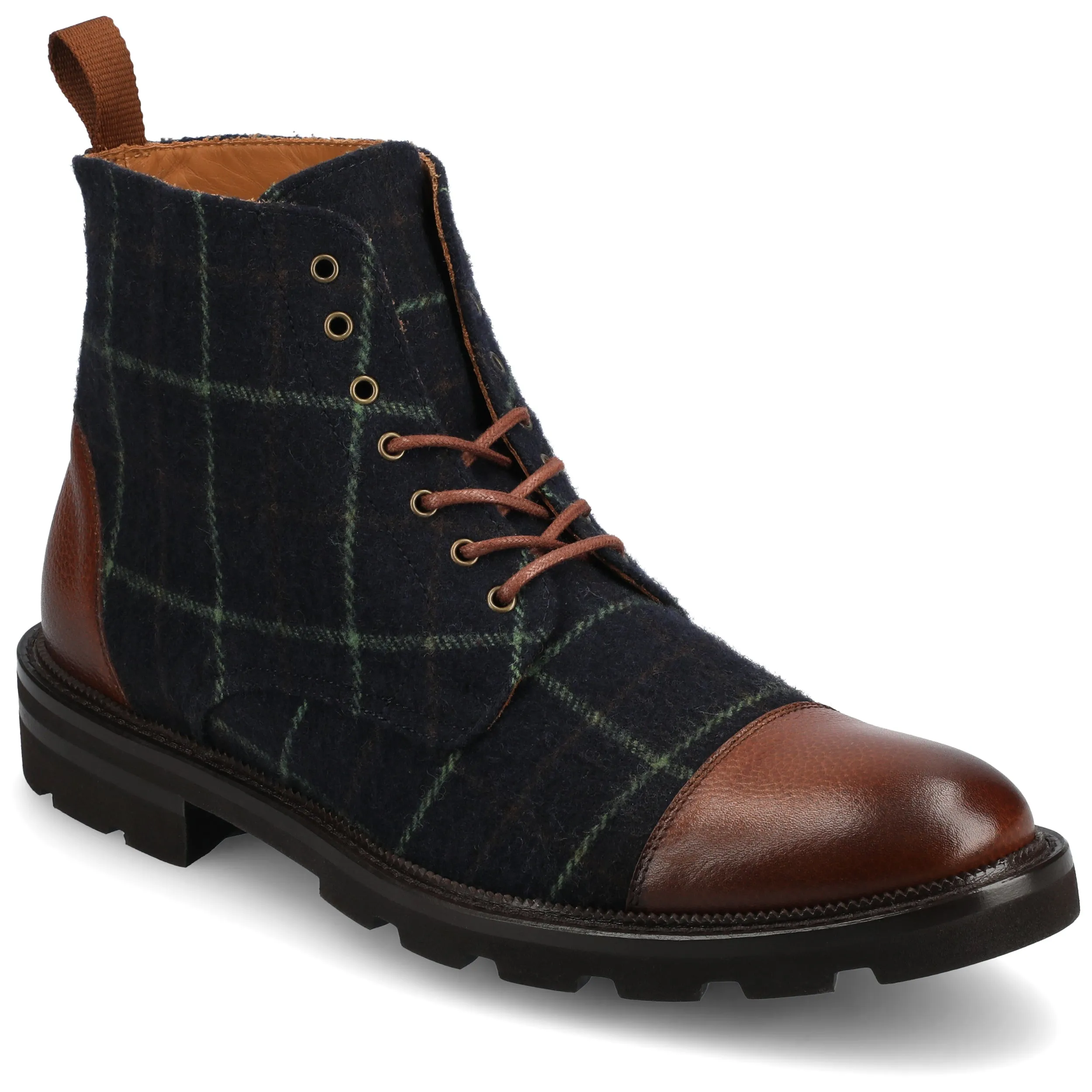 Waterproof City Walking The Jack Boot in Navy Tweed