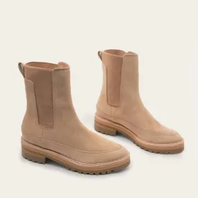 Insulated Interior Rough Ground Women's Belgrade Combat Bootie In Brown