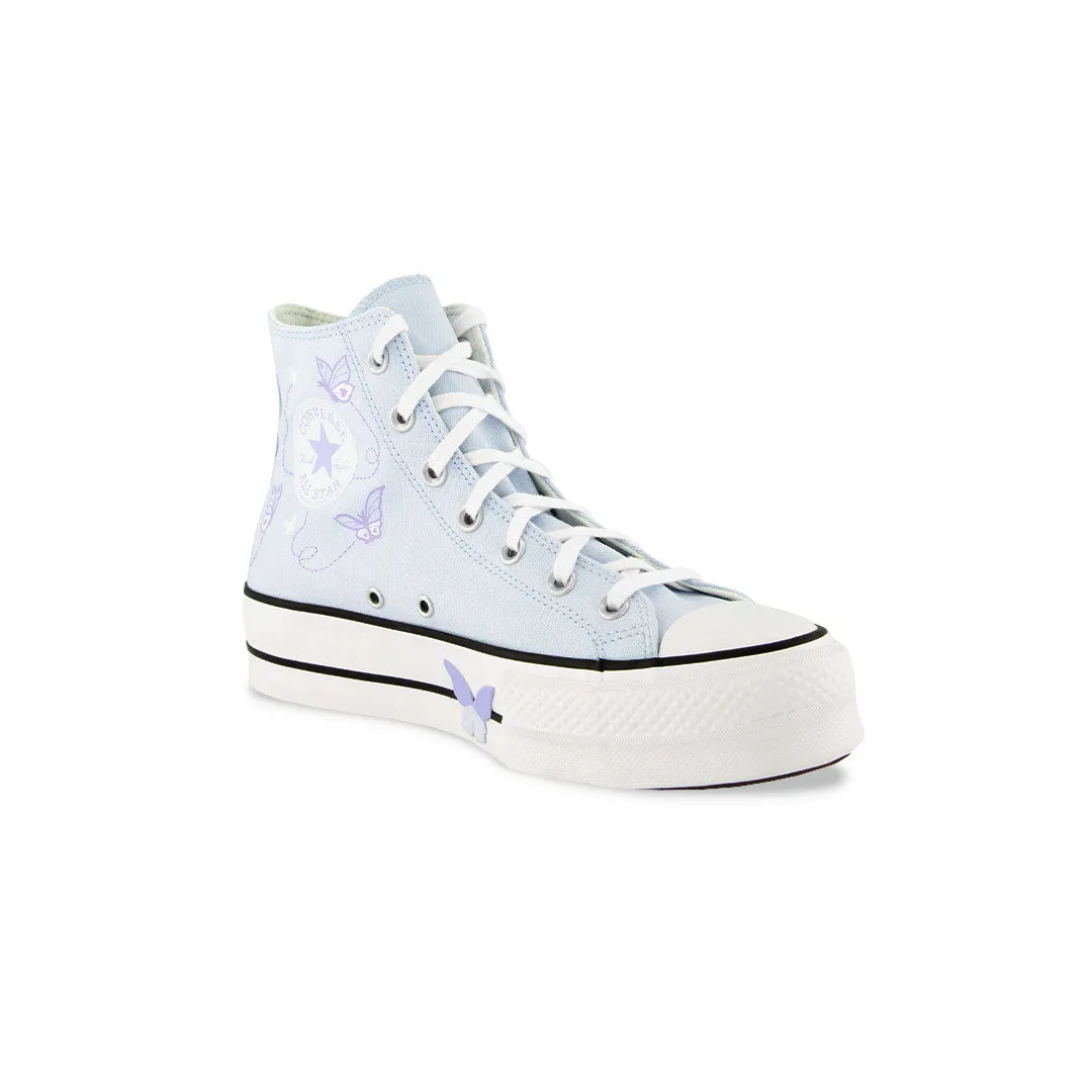 Converse - Women's Chuck Taylor All Star Lift Butterflies High Top Shoes (A14869C) Breathable Lining Jogging