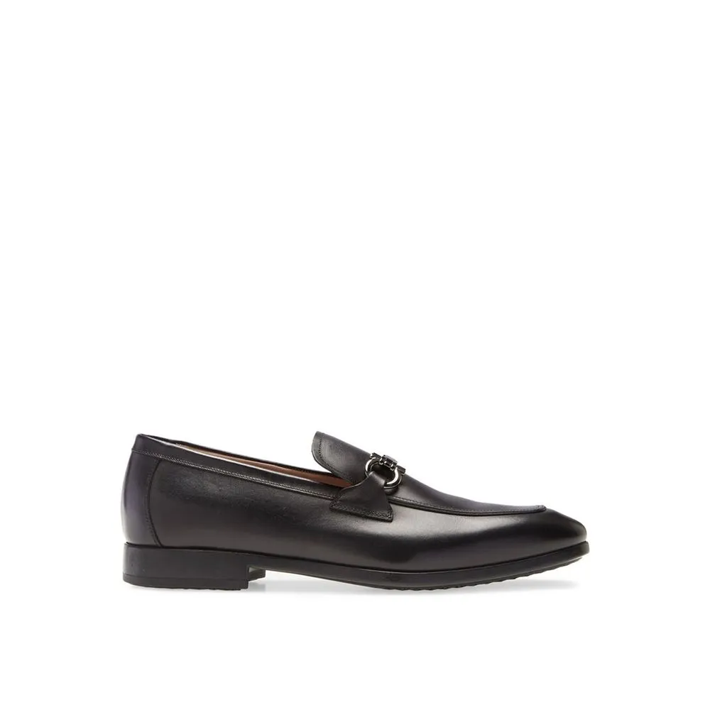 Salvatore Ferragamo Ree Leather Men's Loafers No Fuss Weekend Walk