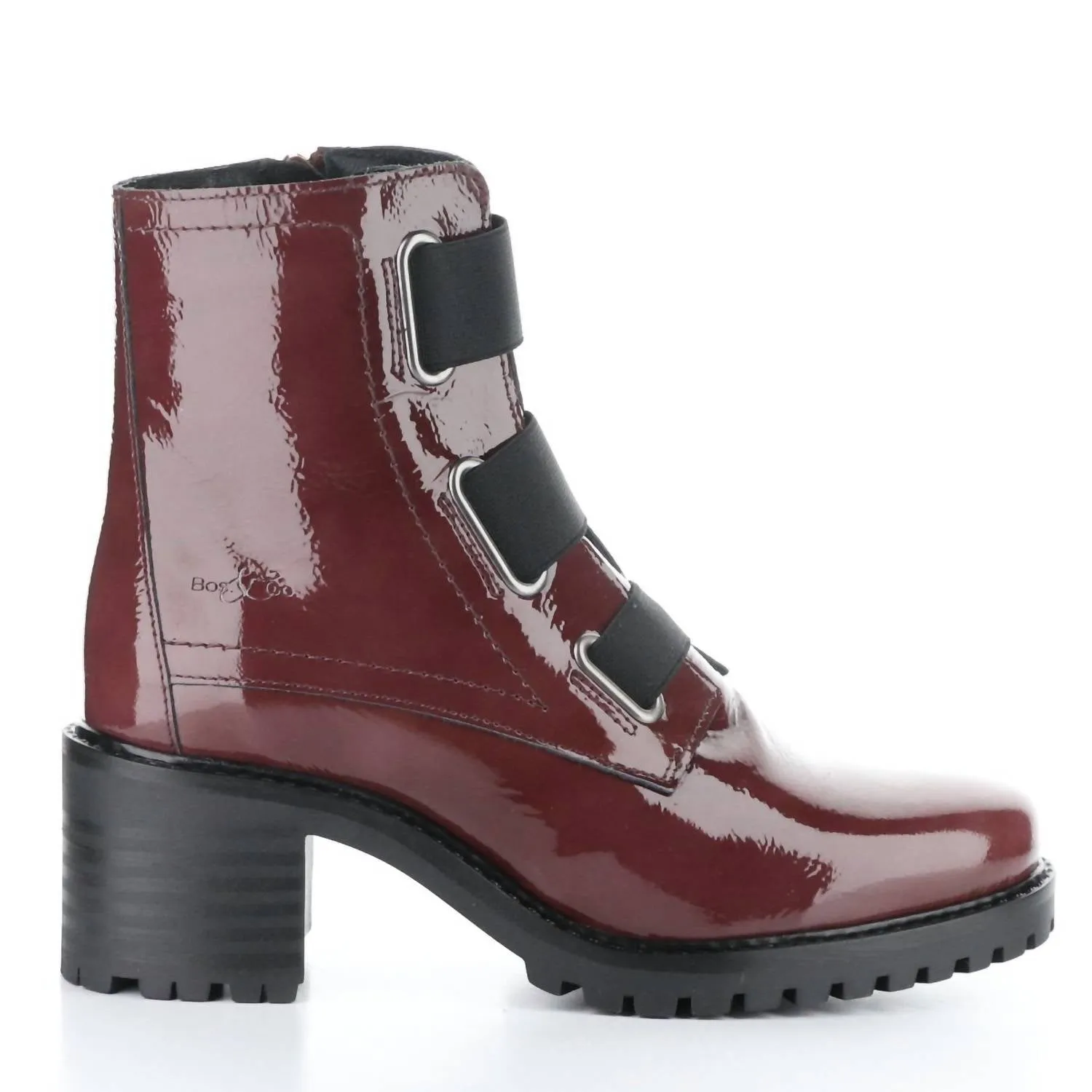 Indie Mosto Boots In Burgundy Sweat Wicking