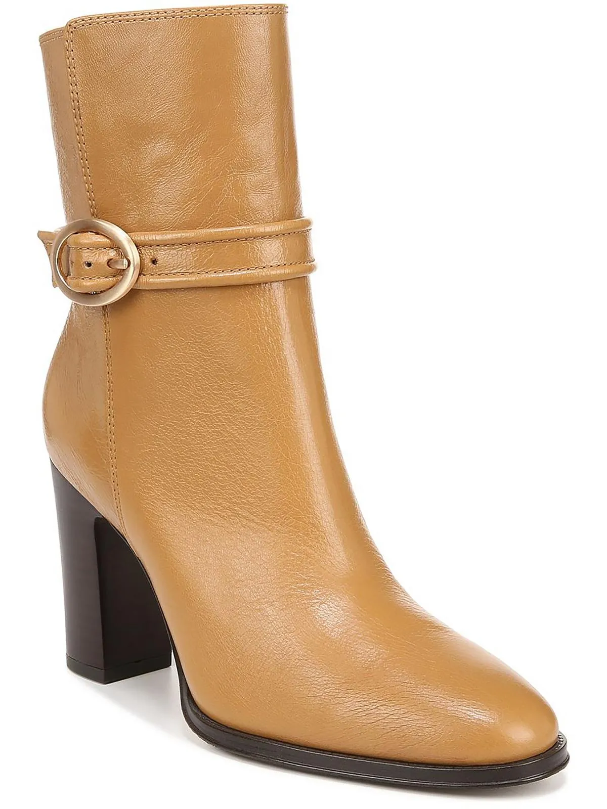 Informa Wren Womens Leather Embellished Ankle Boots Adjustable Straps Shock Absorbing Comfort Seeker