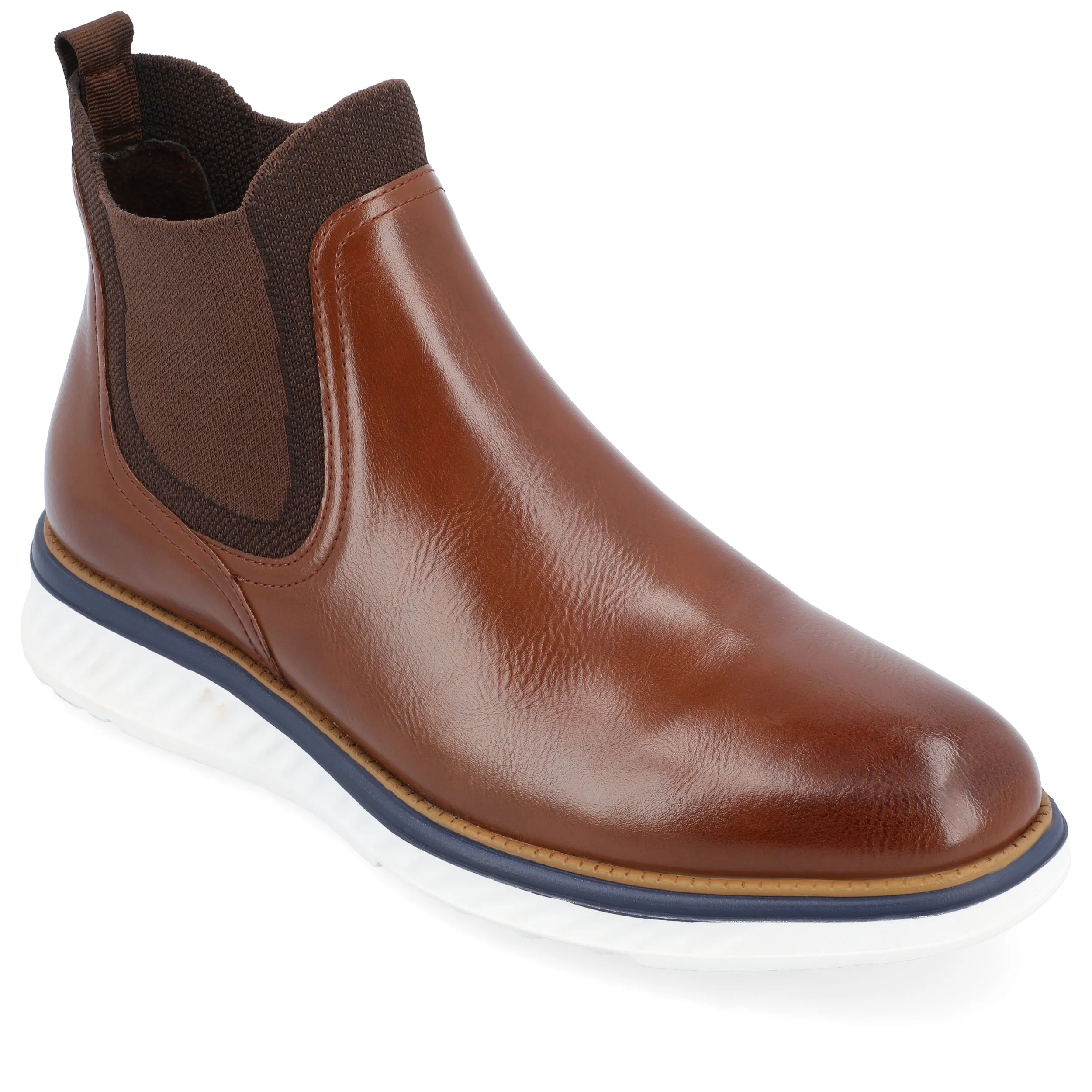 Vance Co. Hartwell Pull-on Chelsea Boot synthetic leather