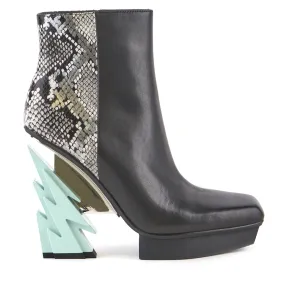 Warm Insulation Anti Slip Sole Glam Square Boot