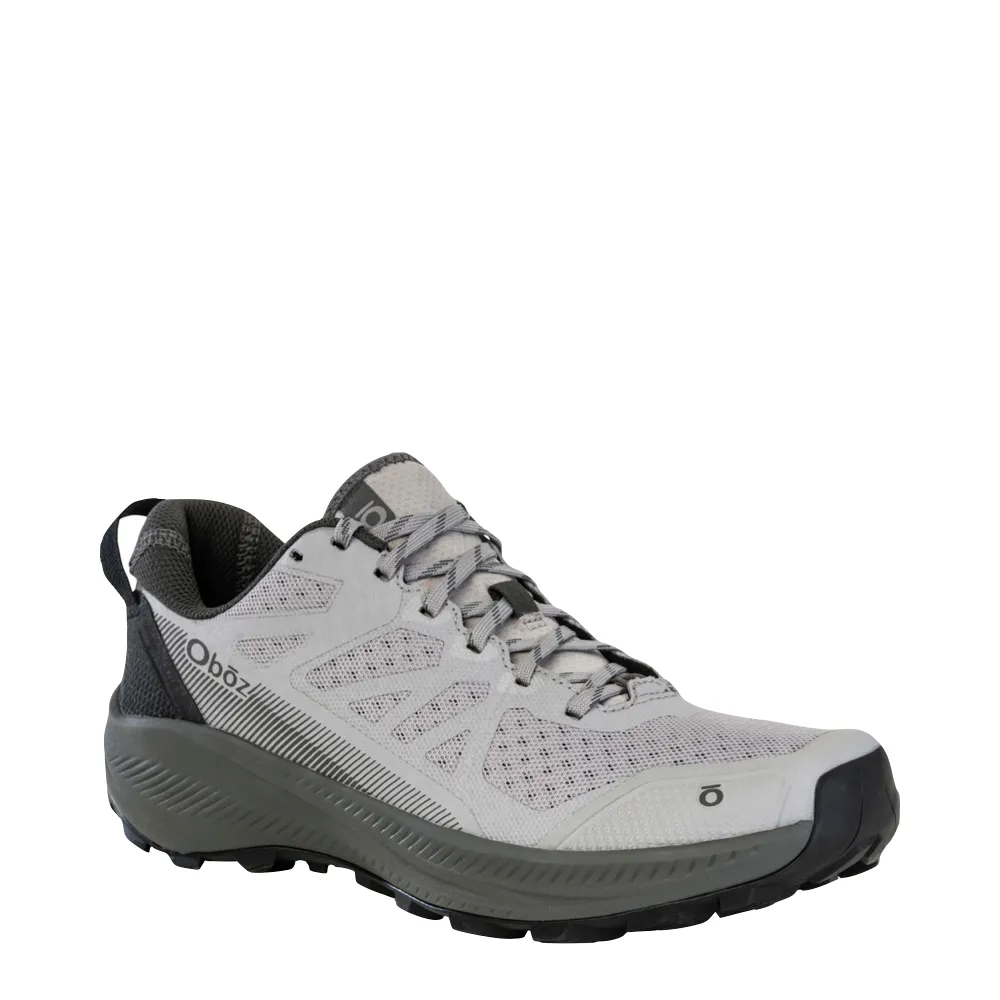 Oboz Men's Katabatic LT Low Hiker in Drizzle Grey MoistureWickingFabric