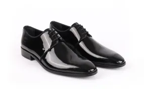 Calm Look Irving Patent Leather Derby Shoes