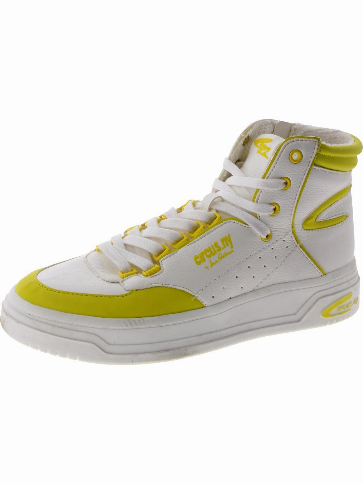 Irving Womens Faux Leather Lifestyle High-Top Sneakers Multi - terrain speed - training shoes