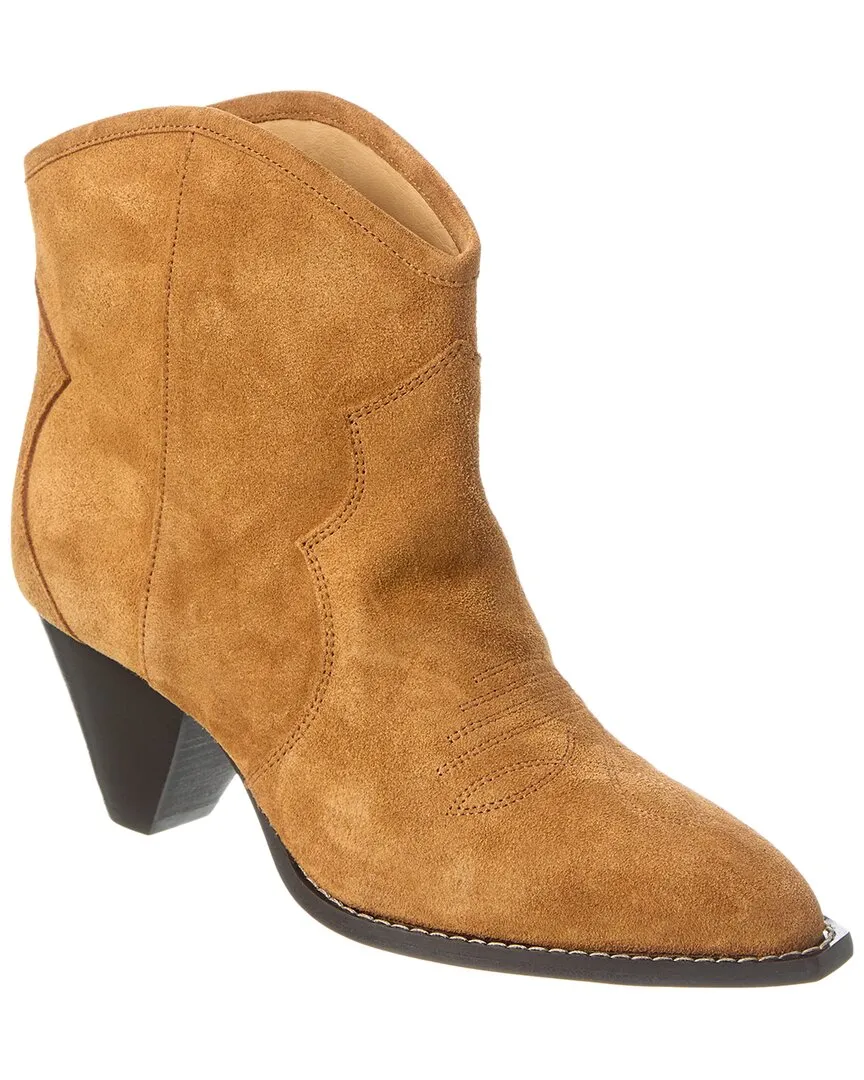 Urban Casual Cushioned Step Rainy Days Isabel Marant Darizo Suede Bootie