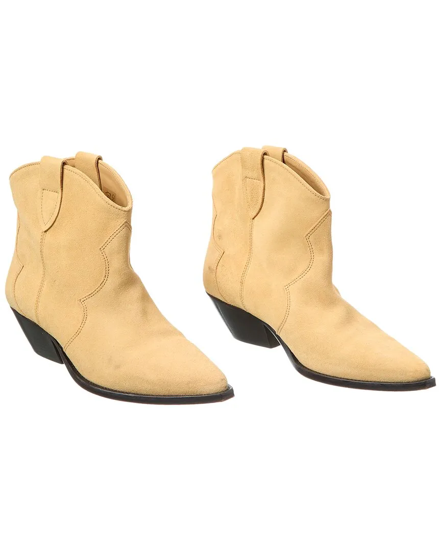 Isabel Marant Dewina Suede Bootie (Authentic Pre-Loved) No Laces Insulated Trail Runner
