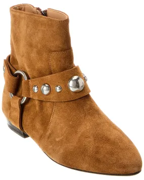 Isabel Marant Siago Suede Bootie Comfort Lining Remote Hiking Rough Path
