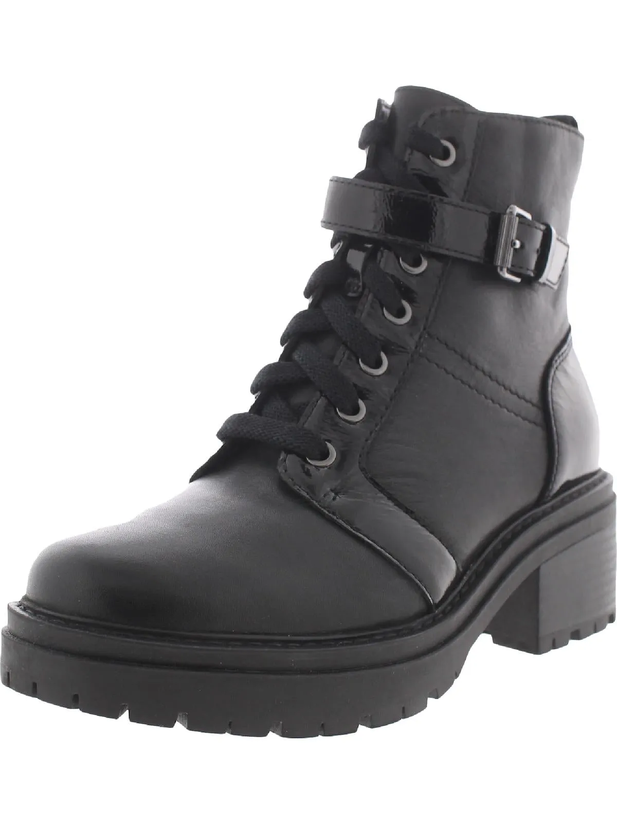 Jac Womens Water Repellent Ankle Combat & Lace-up Boots High Traction