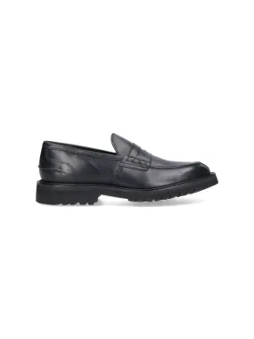 Comfy Wear James Black Leather Loafers