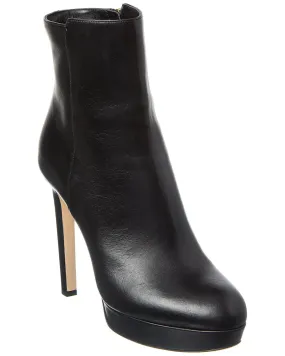 Jimmy Choo Maggie 115 Leather Bootie High-traction