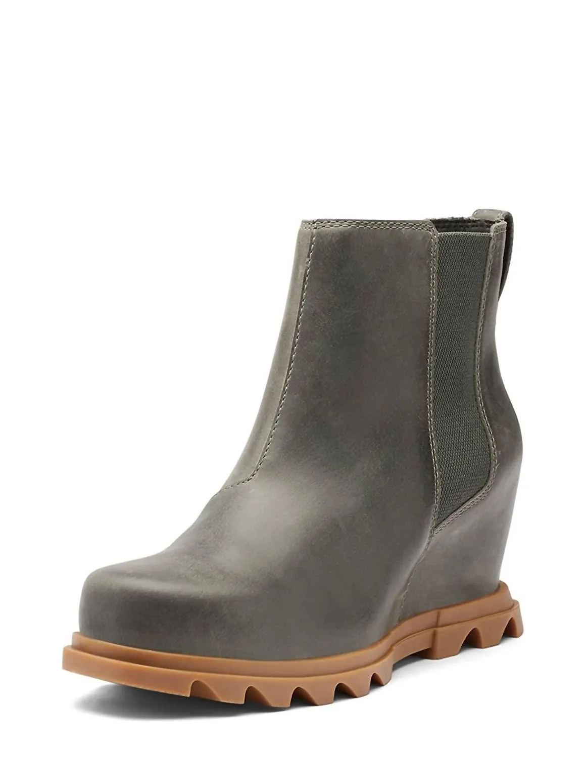 Everyday Pair Breathable Mesh Panels Joan Of Arctic Wedge Iii Chelsea Boots In Quarry, Gum Ii