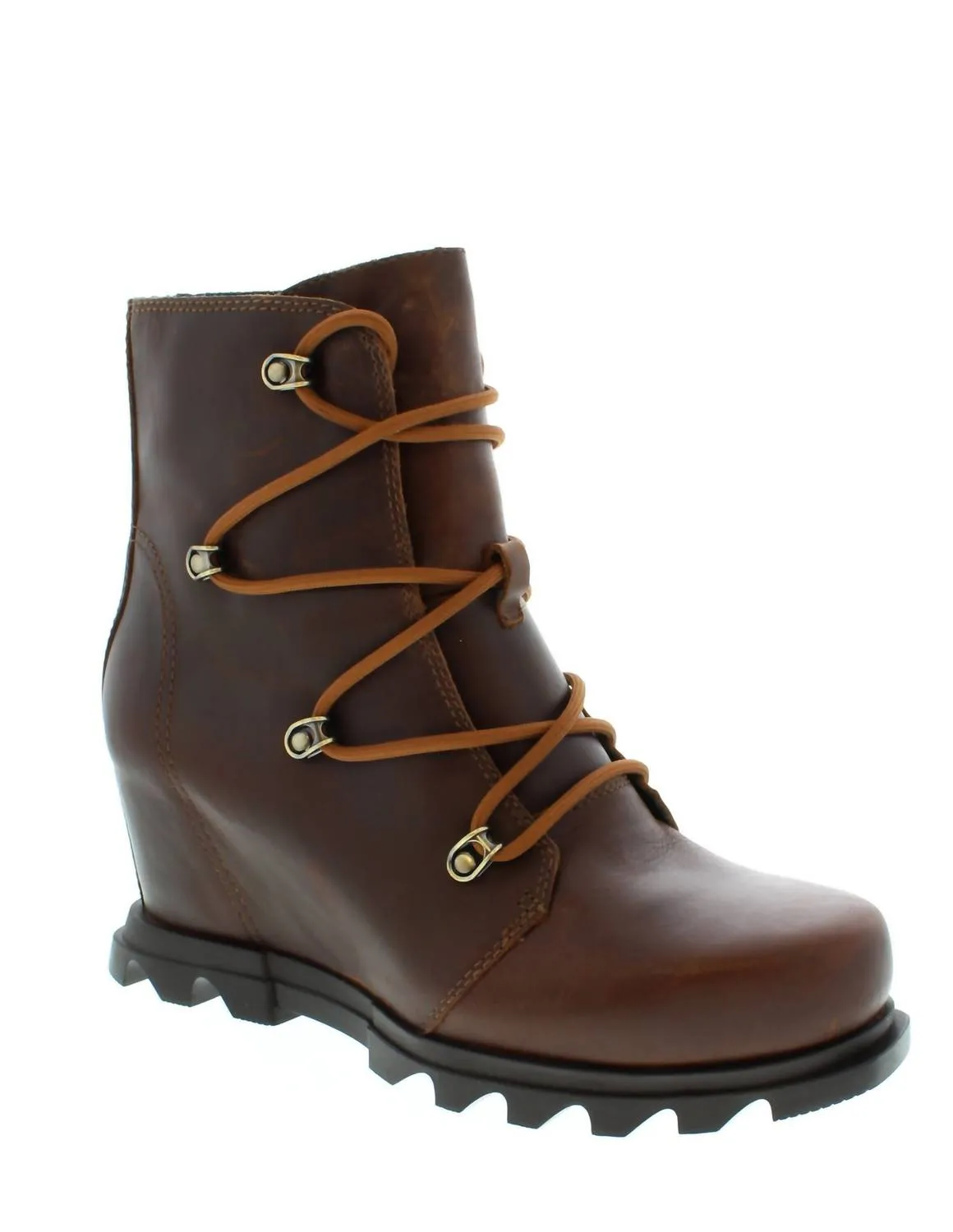 Joan Of Artctic Wedge Iii Lace Boots In Hazelnut Sleek Profile Cushioned Step Adventure Journey